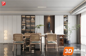 Dining Table Set Skp Files